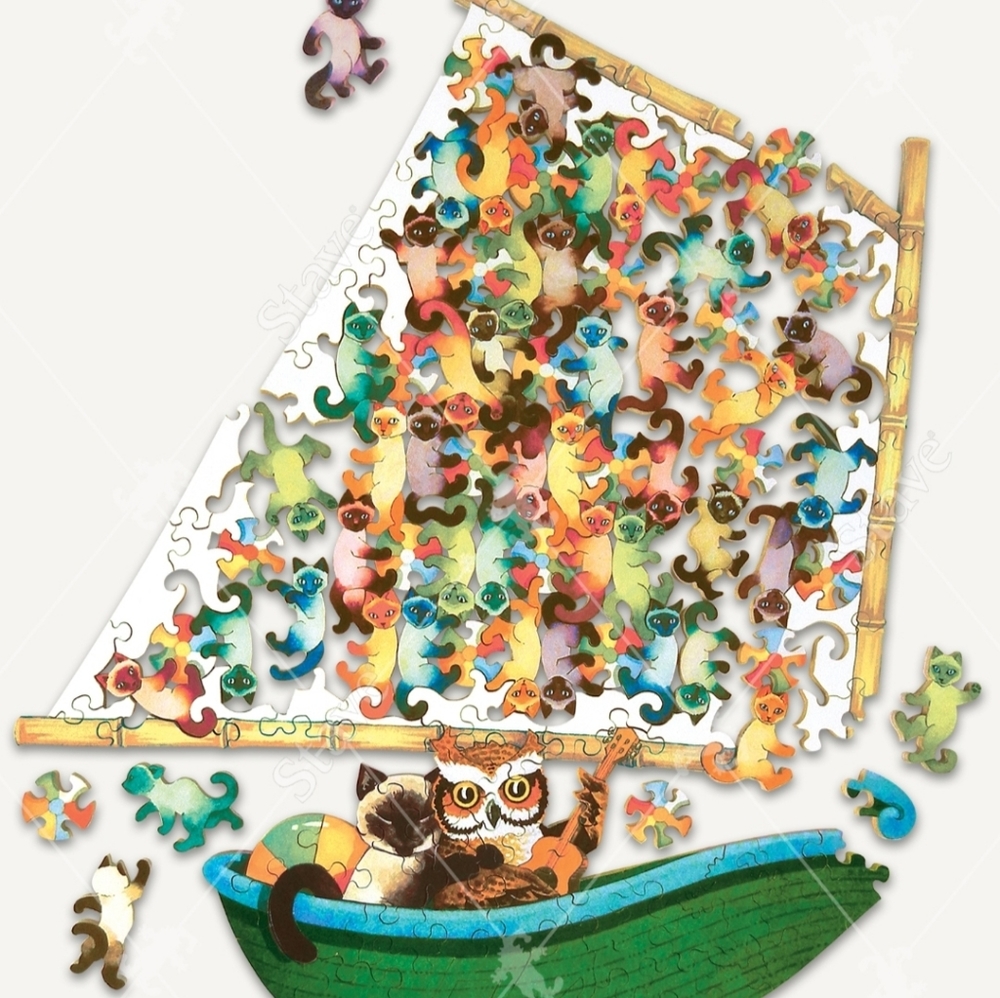 Stave Puzzle "In Purrfect Harmony" 2016